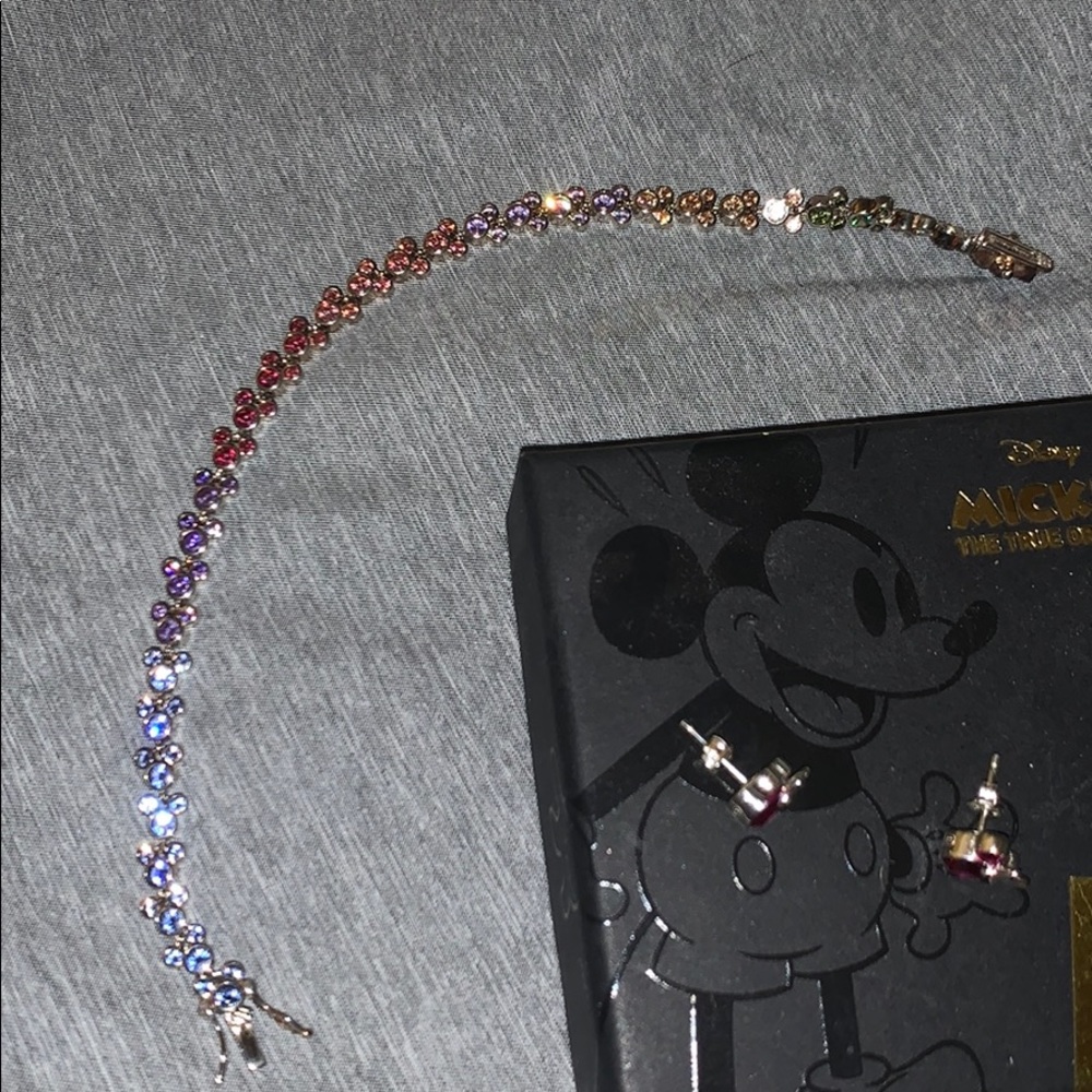 Disney Mcikey mouse earrings & bracelet